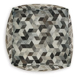 Albermarle - Gray / Brown - Pouf by Signature Design by Ashley® | Bel Furniture