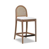 Panama - Curved Back Cane Counter Stool (Set of 2) by Jennifer Taylor Home | Bel Furniture