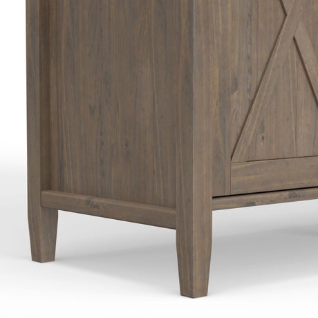 Ela - Medium TV Stand - Smoky Brown by Simpli-Home | Bel Furniture