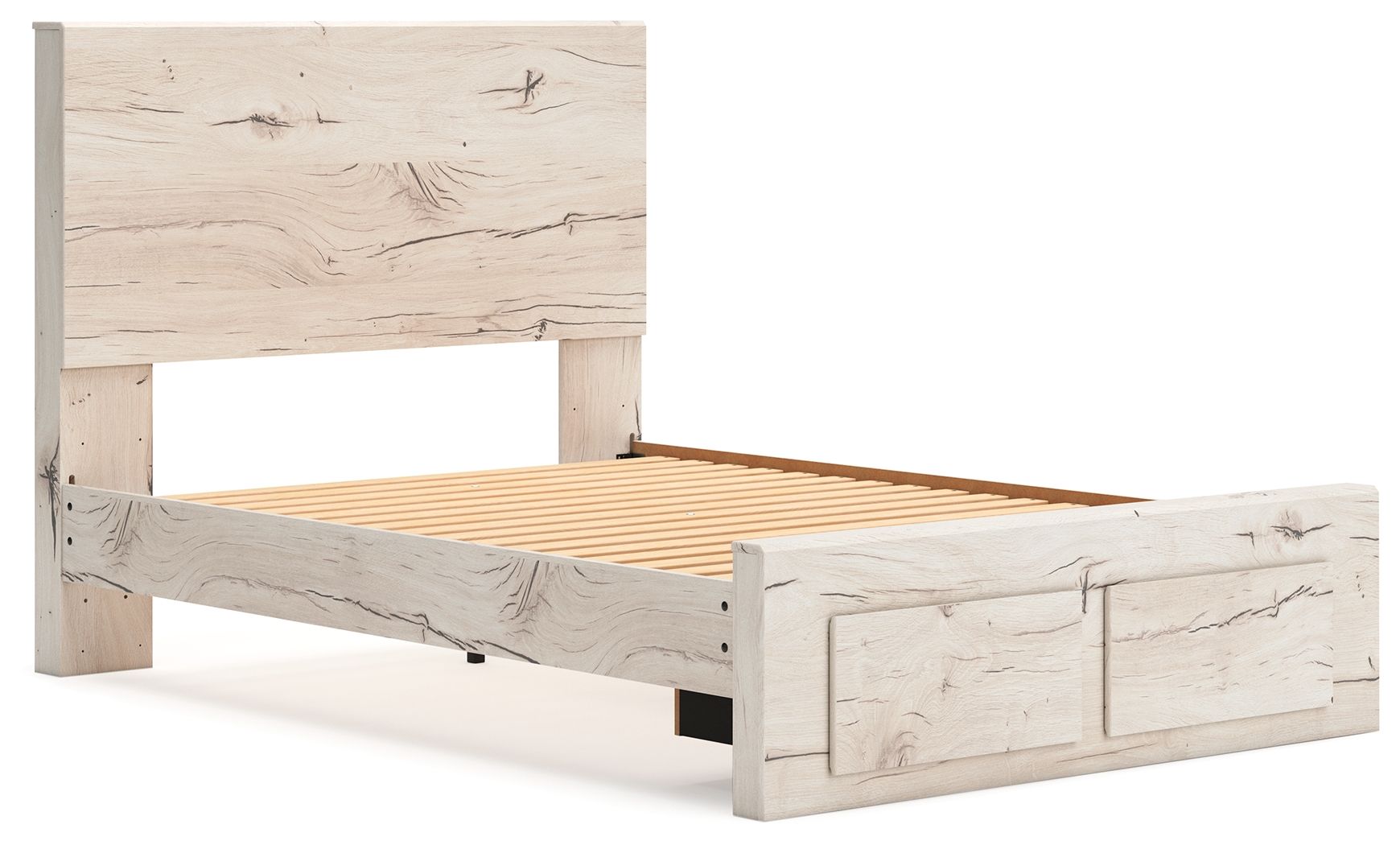 Lawroy - Panel Bed With Storage