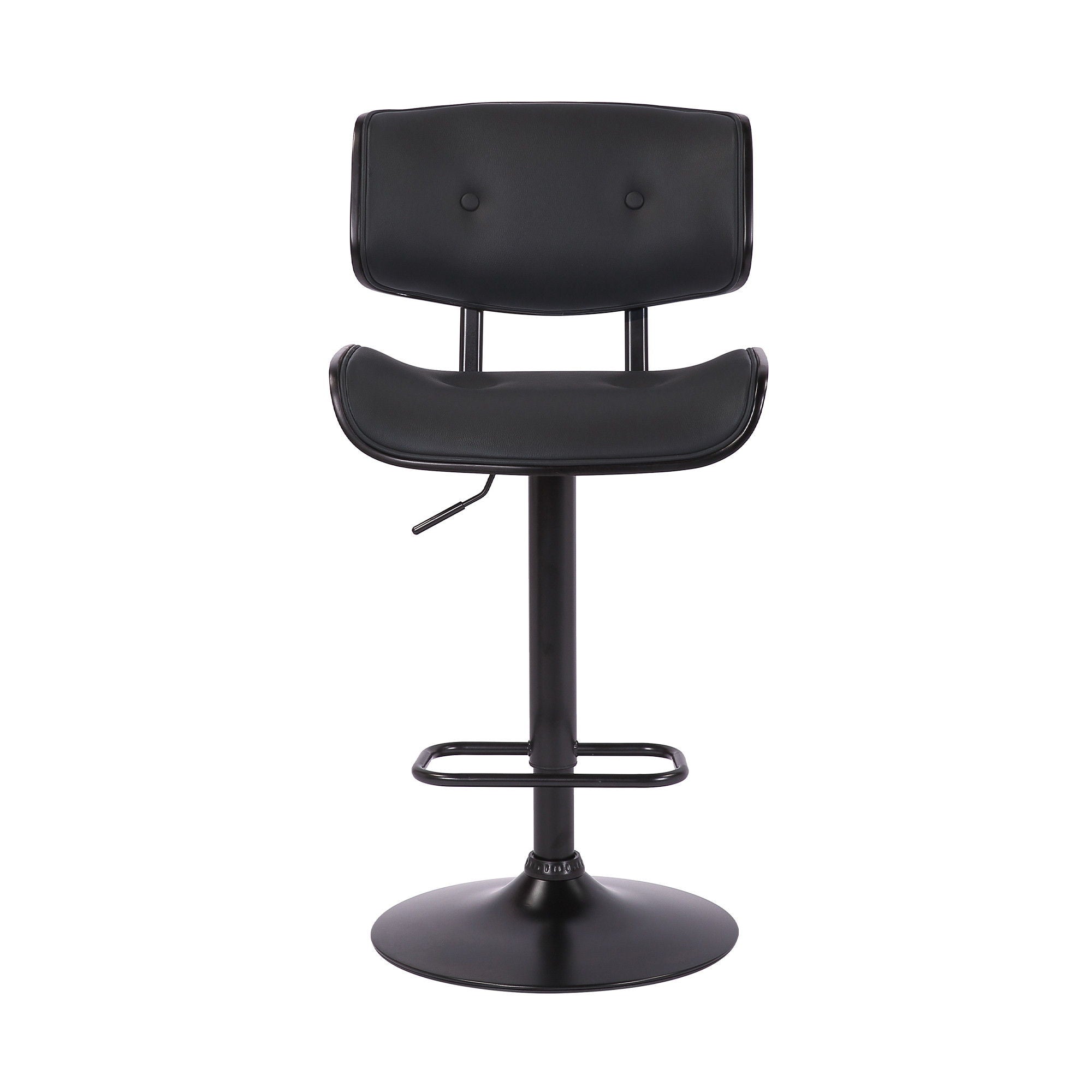 46" Swivel, Adjustable Height Bar Chair - Black