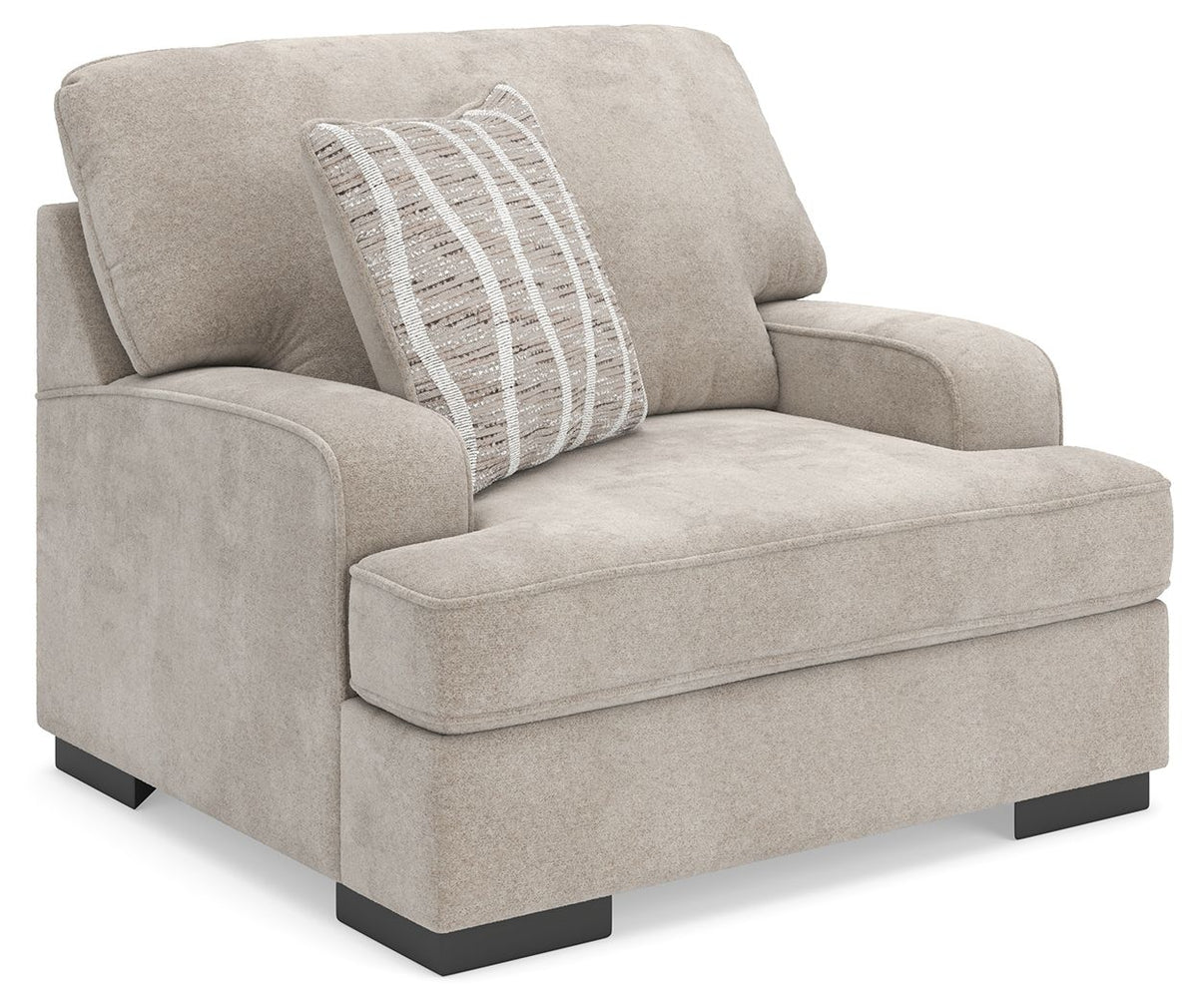 High Profile - Taupe - Chair and a Half by Benchcraft® | Bel Furniture