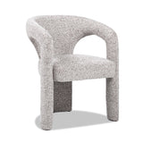 Sydney - Fully Upholstered Barrel Dining Chair - Multi Greige Beige by Jennifer Taylor Home | Bel Furniture