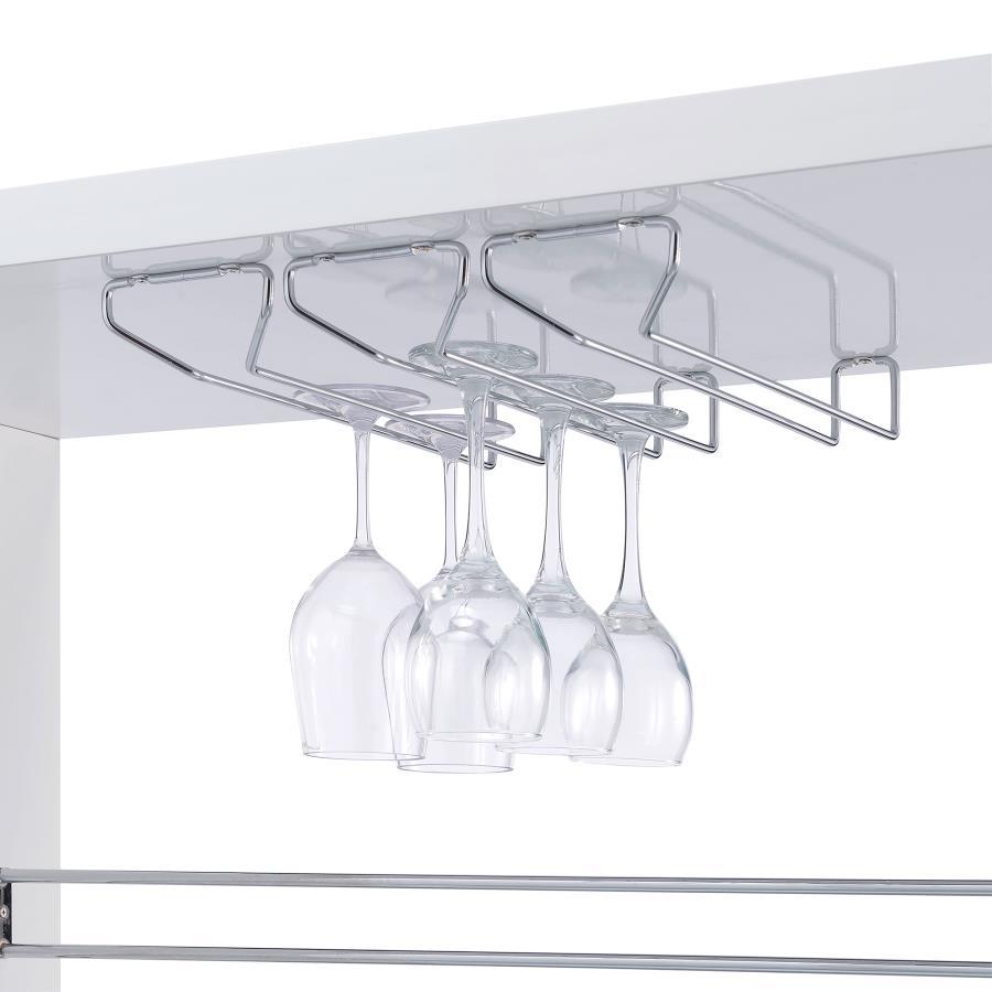 Prescott - Rectangular 2-Shelf Bar Unit by CoasterEssence | Bel Furniture