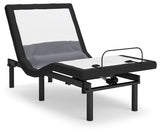 Best Base With Lumbar And Audio - Twin XL Adjustable Base - Charcoal Gray