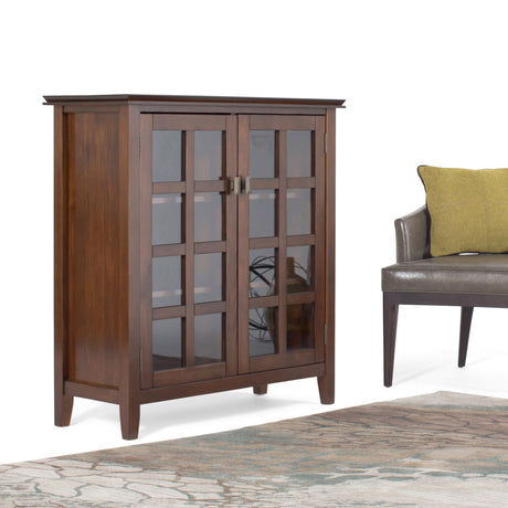 Artisan - Handcrafted Medium Storage Cabinet by Simpli-Home | Bel Furniture