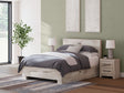 Lawroy - Panel Bed With Storage Beige Queen 2 Under Bed Storage Units by Signature Design by Ashley® | Bel Furniture