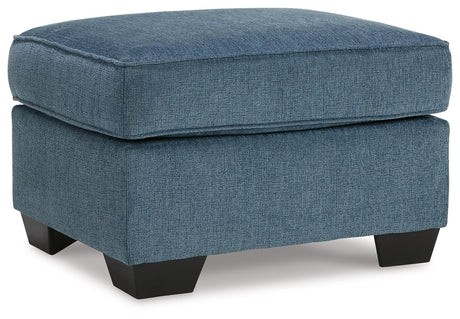 Cashton - Ottoman Blue by Signature Design by Ashley® | Bel Furniture