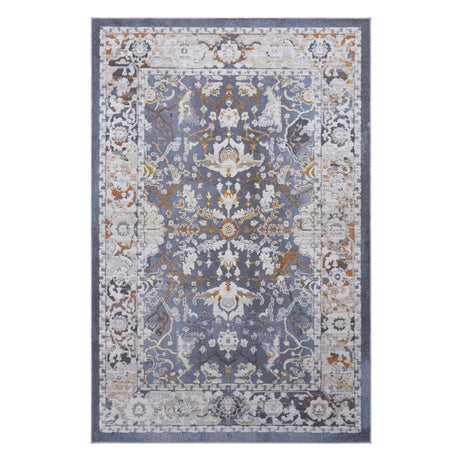 Payas - 6' X 9' Traditional Area Rug - Blue - view 7