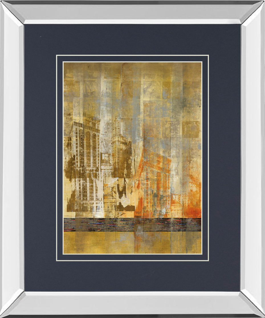 Arculat Il By Kemp - Mirror Framed Print Wall Art - Bronze