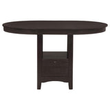 Lavon - Oval Extension Counter Dining Table - Espresso by CoasterEveryday | Bel Furniture