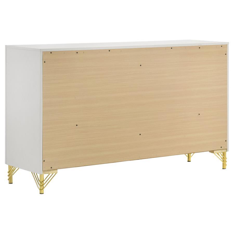 Lucia - 6-Drawer Dresser - White