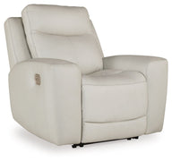 Mindanao - Pwr Recliner/Adj Headrest White by Signature Design by Ashley® | Bel Furniture