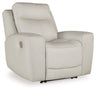 Mindanao - Pwr Recliner/Adj Headrest White by Signature Design by Ashley® | Bel Furniture