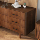 Logan - Mid-Century Modern Dresser With 6 Drawers - Brown by Ashcroft Furniture | Bel Furniture