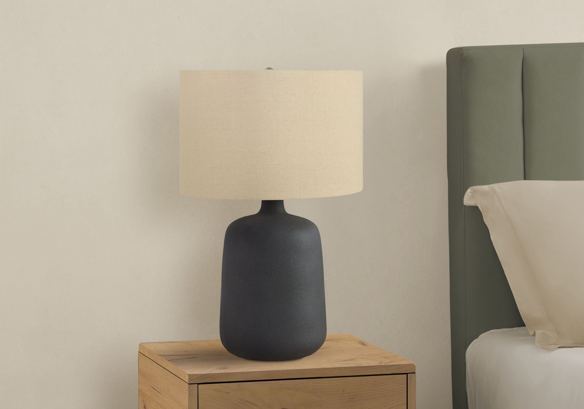 Lighting, Table Lamp Contemporary - Black