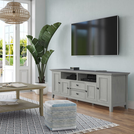 Amherst - Wide TV Media Stand by Simpli-Home | Bel Furniture