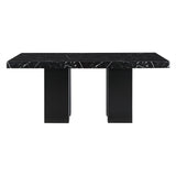 Jhoanna - 5 Pieces Dining Table Set - Black