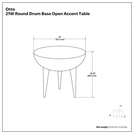 Otto - Cast Aluminum Side Table - Black - view 11
