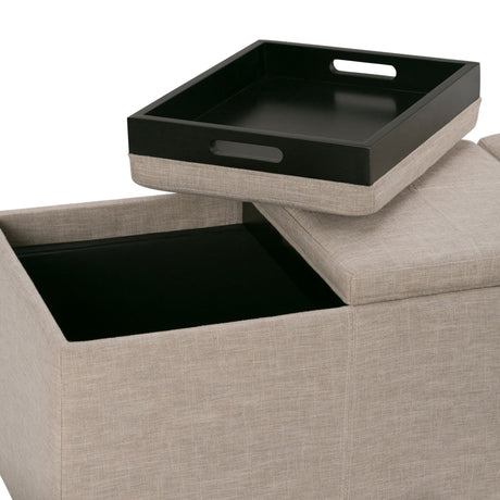 Avalon - Upholstered Storage Ottoman - view 76