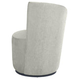 Nueva - Upholstered Swivel Chair Curved Backrest by Coaster Fine Furniture | Bel Furniture