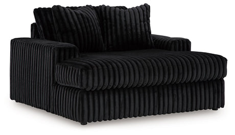 Midnight-Madness - Oversized Chaise Black by Signature Design by Ashley® | Bel Furniture