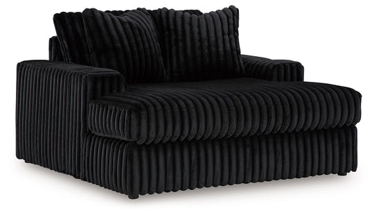 Midnight-Madness - Oversized Chaise Black by Signature Design by Ashley® | Bel Furniture