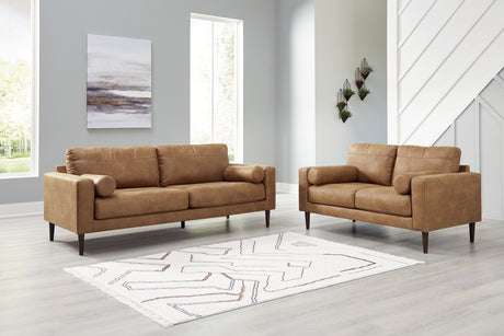 Telora - Living Room Set Light Brown 2 Pc. Sofa, Loveseat by Signature Design by Ashley® | Bel Furniture