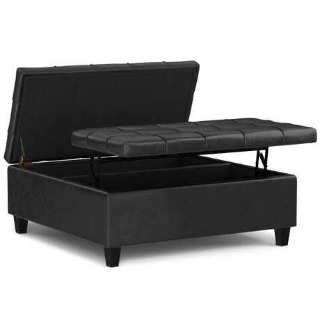 Harrison - Upholstered Coffee Table Storage Ottoman - view 140