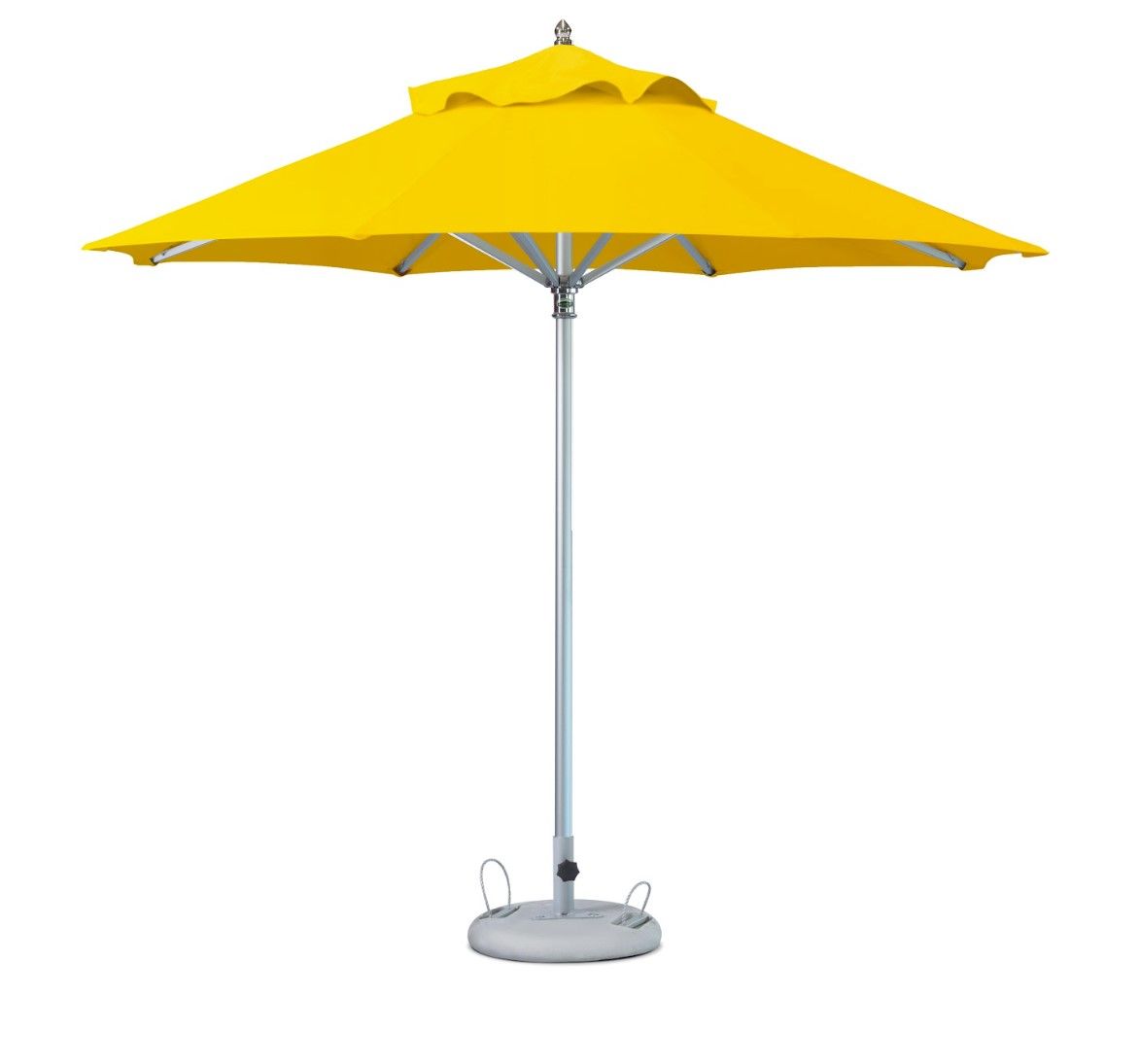 Polyester Round Market Patio Umbrella - Yellow