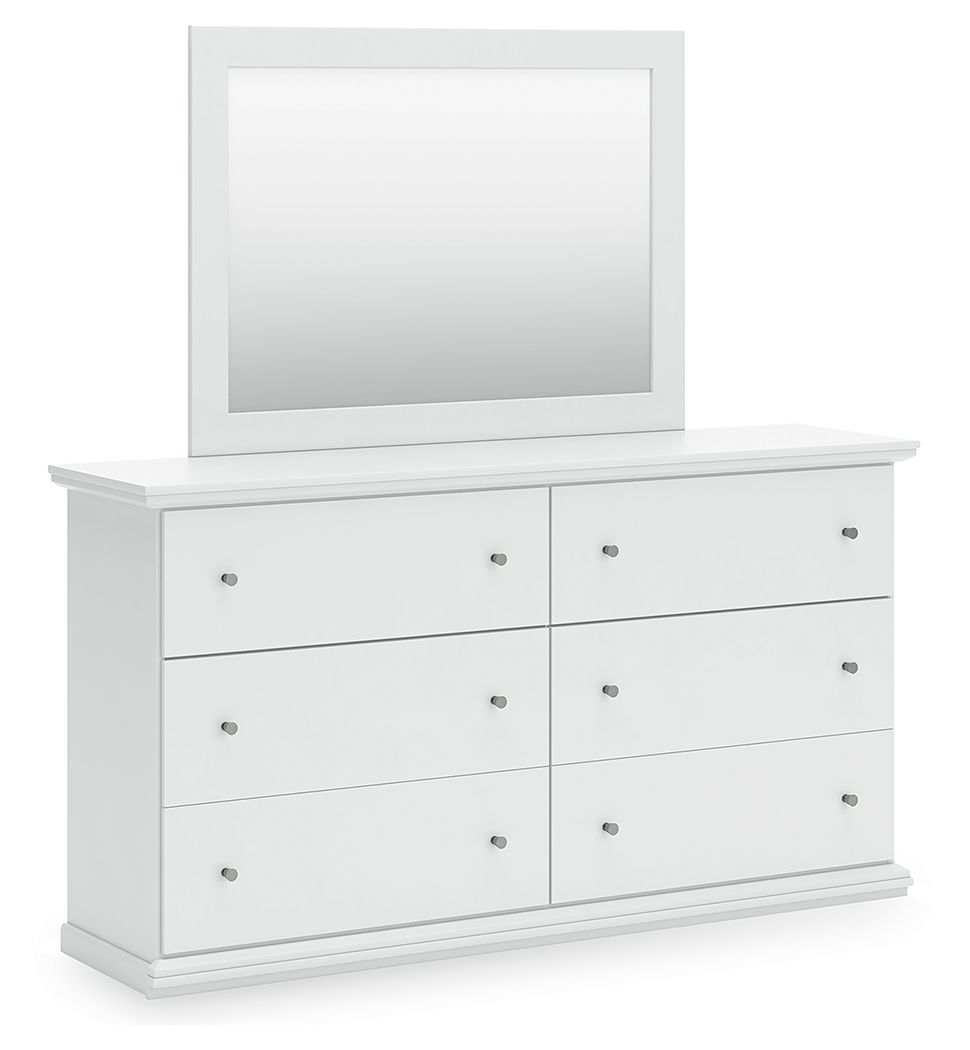 Bostwick - Dresser White Dresser & Mirror by Signature Design by Ashley® | Bel Furniture