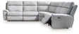Social Pointe - Reclining Sectional Gray 5 Pc. Reclining Sectional by Signature Design by Ashley® | Bel Furniture