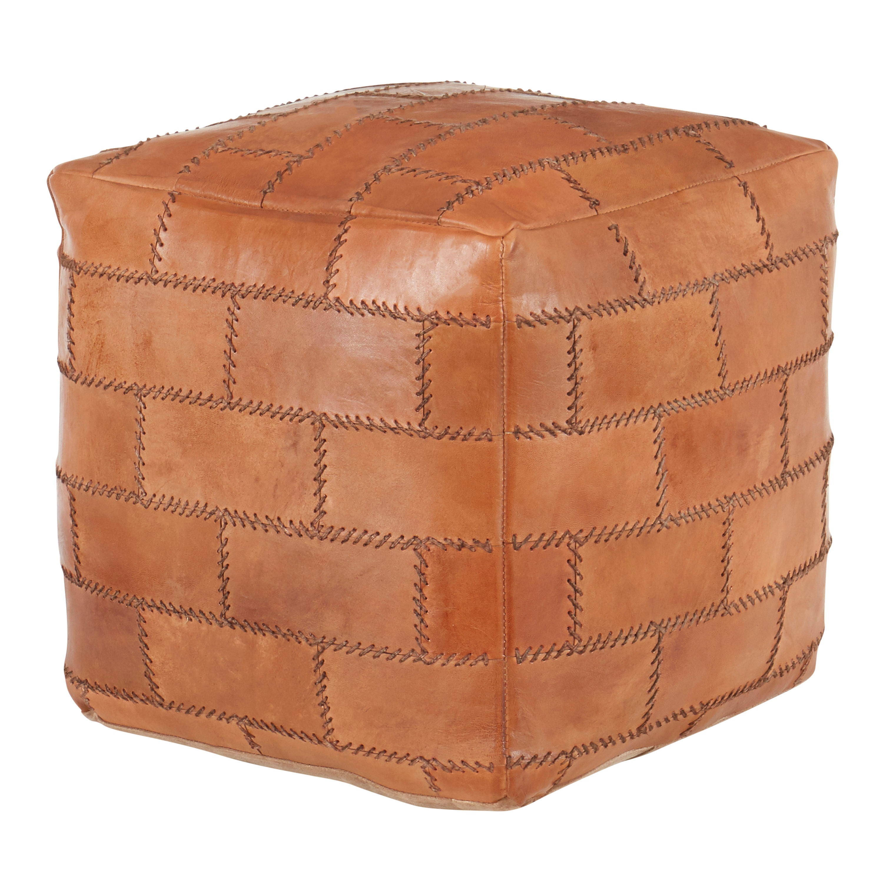 Cobbler - Industrial Pouf - Brown