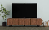 Trask - Wood TV Stand Media Console - Mango Brown by Coaster Fine Furniture | Bel Furniture
