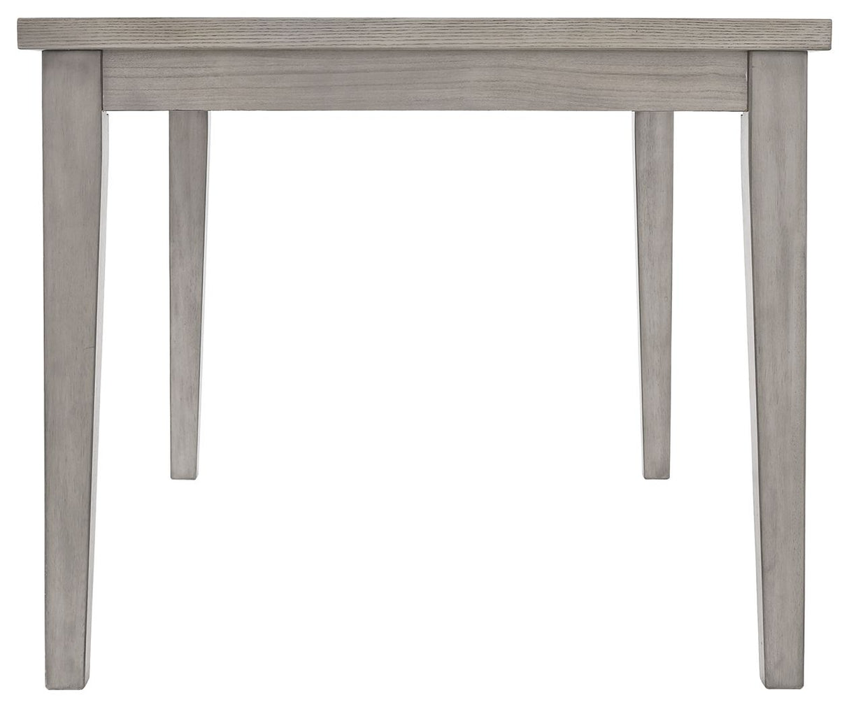 Parellen - Gray - Rectangular Dining Room Table by Signature Design by Ashley® | Bel Furniture