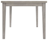 Parellen - Gray - Rectangular Dining Room Table by Signature Design by Ashley® | Bel Furniture