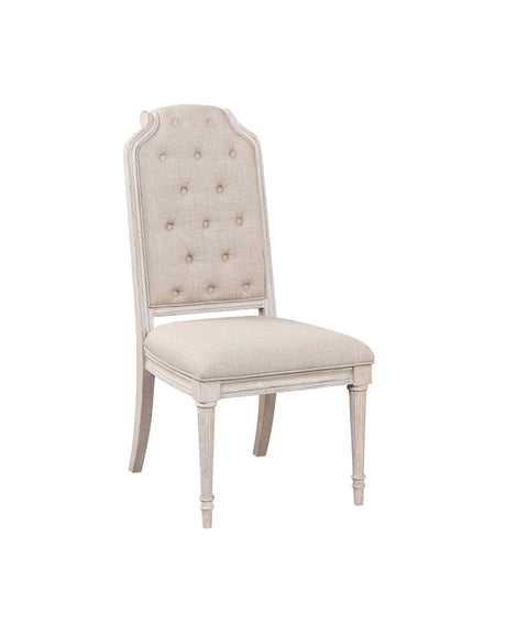 Wynsor - Side Chair (Set of 2) - Antique Champagne by Urban Nest | Bel Furniture
