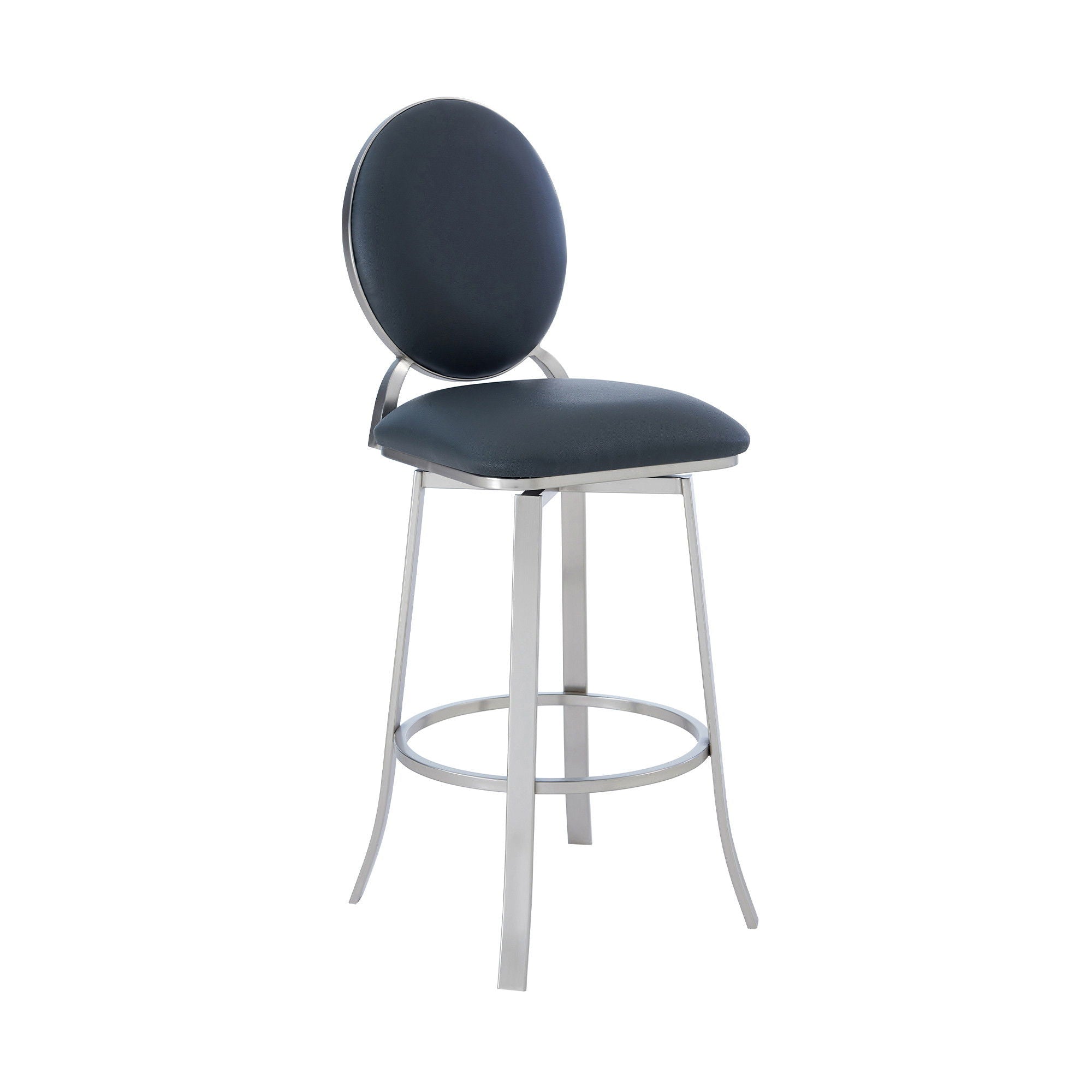 46" Swivel Bar Height, Bar Chair - Gray