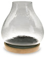 Adalisen - Clear / Brown - Candle Holder by Signature Design by Ashley® | Bel Furniture