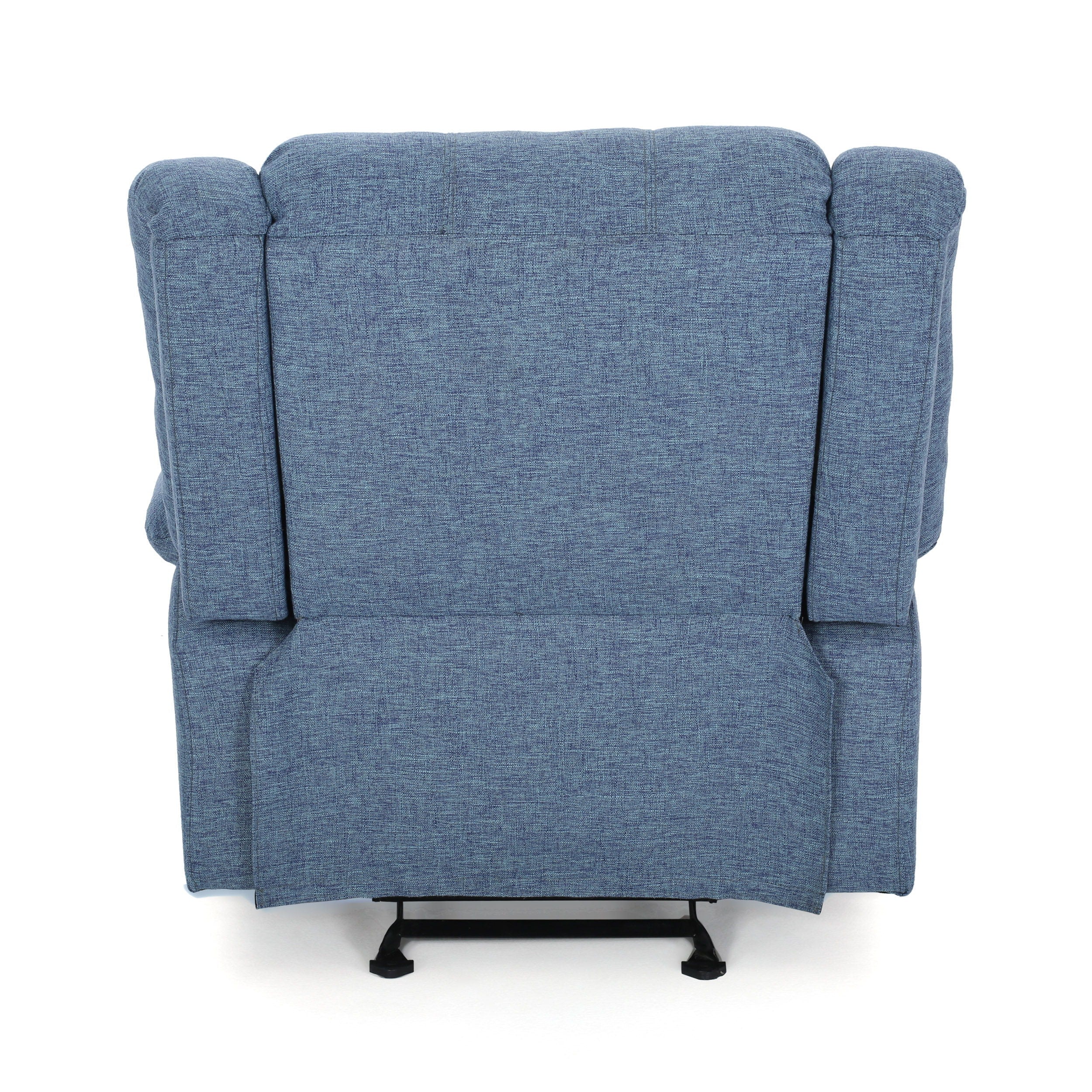 Wide Manual Glider Standard Recliner - Navy Blue