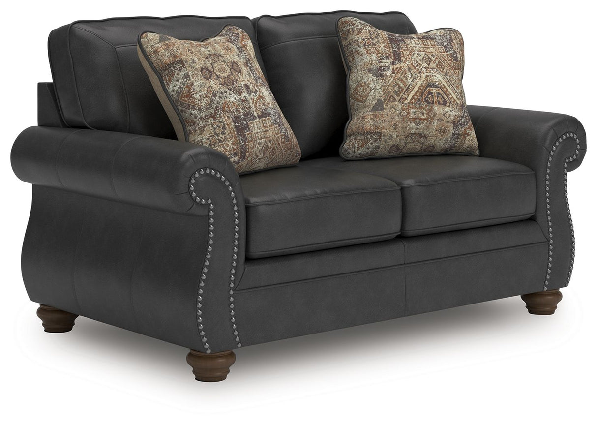 Chasemore - Loveseat Dark Gray by Signature Design by Ashley® | Bel Furniture