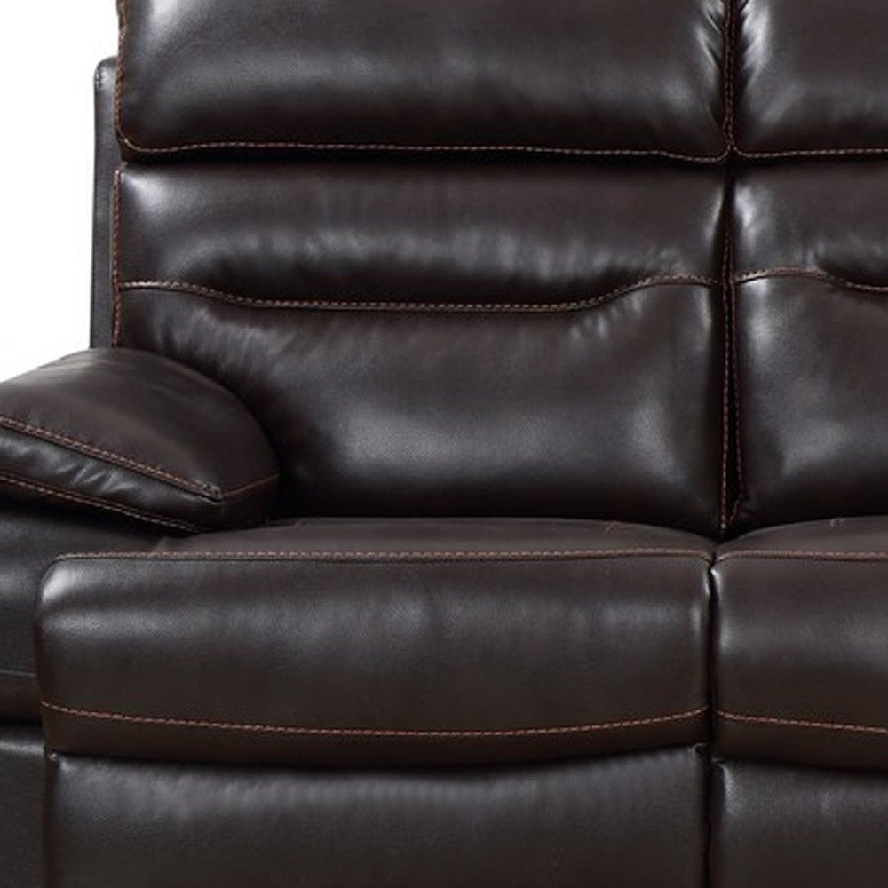 Faux Leather Usb Sofa With Black Legs - Gray