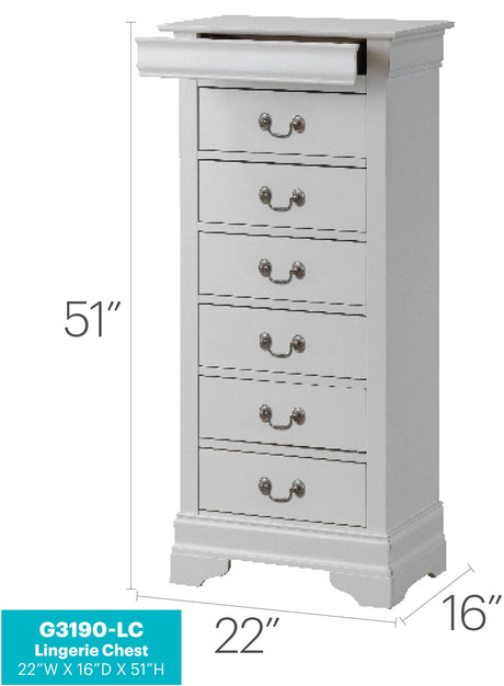 Traditional Style Lingerie Storage Chest Timeless - view 33