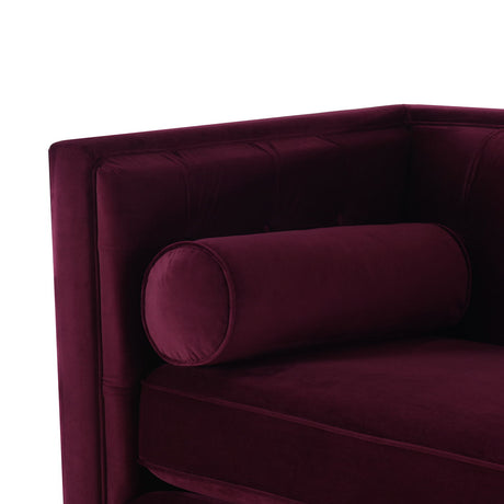 Jack - Modern Tuxedo Tufted Sofa - view 45