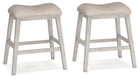 Skempton - Upholstered Stool (Set of 2) - White