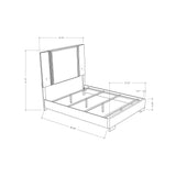 Moon - 5 Pieces Bedroom Set With LED Accent