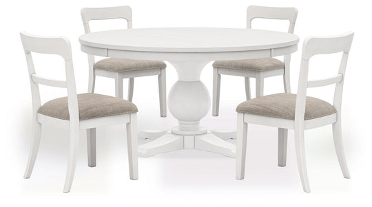 Greddinton - Round Dining Table Set
