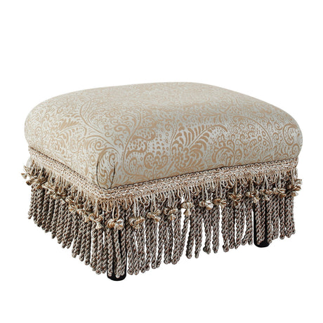 Fiona - Handcrafted Accent Footstool Ottoman - view 14