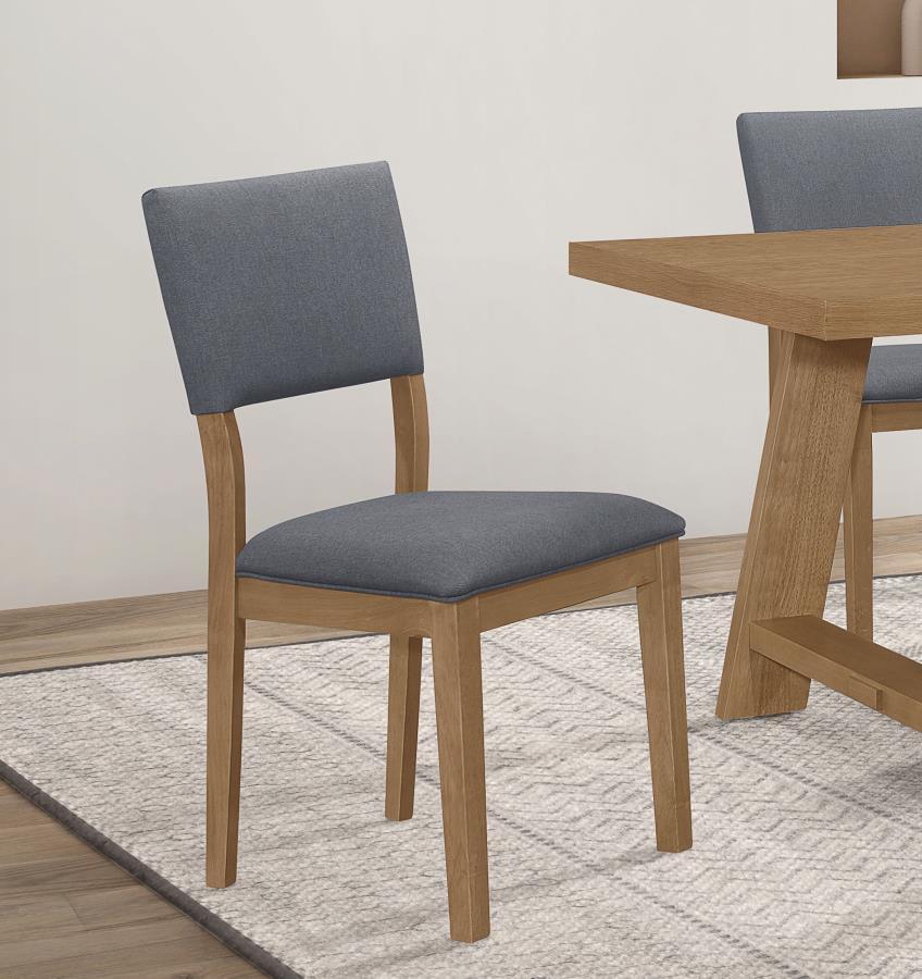 Sharon - Fabric Upholstered Dining Side Chair (Set of 2) - Brown