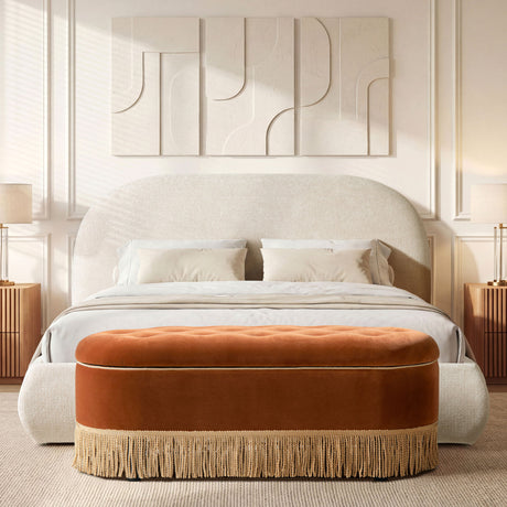 Archie Puffy Grounded - Upholstered Platform Bed - view 46